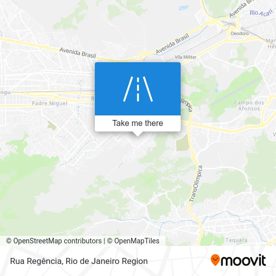 Rua Regência map