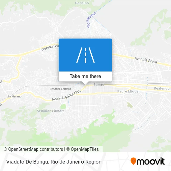 Viaduto De Bangu map