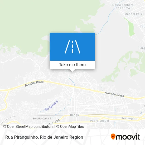 Rua Piranguinho map