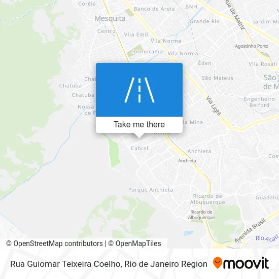Rua Guiomar Teixeira Coelho map