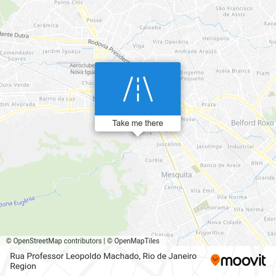 Rua Professor Leopoldo Machado map