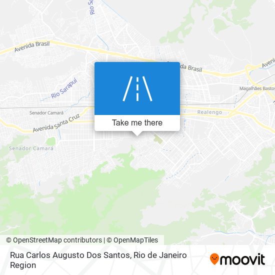 Mapa Rua Carlos Augusto Dos Santos