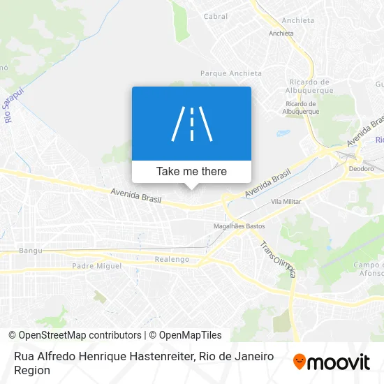 Rua Alfredo Henrique Hastenreiter map