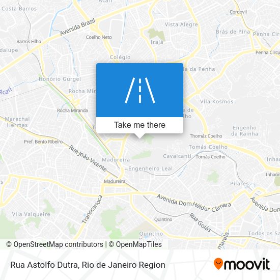 Rua Astolfo Dutra map