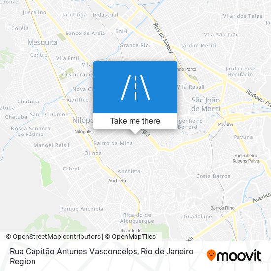 Rua Capitão Antunes Vasconcelos map