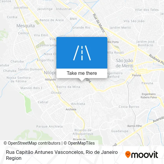 Rua Capitão Antunes Vasconcelos map