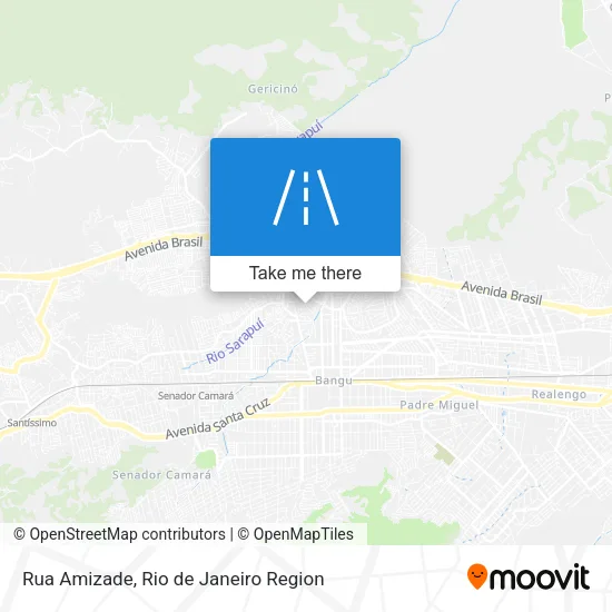 Rua Amizade map