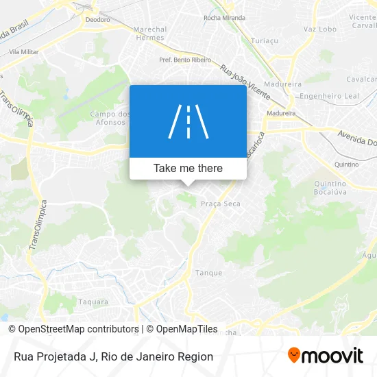 Rua Projetada J map