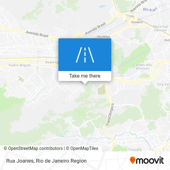 Rua Joanes map