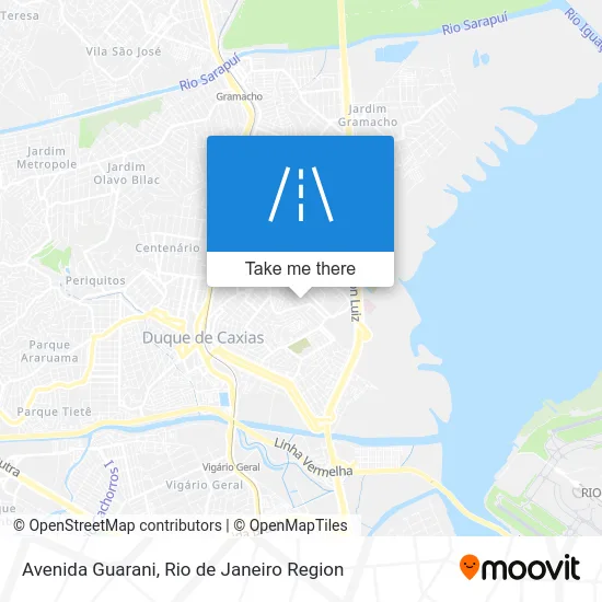 Avenida Guarani map