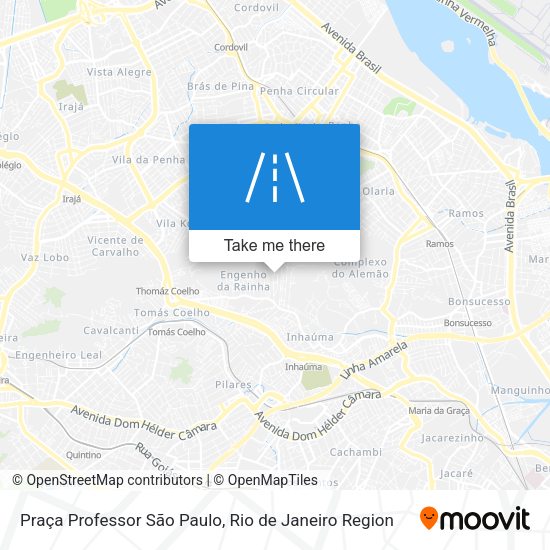 Praça Professor São Paulo map