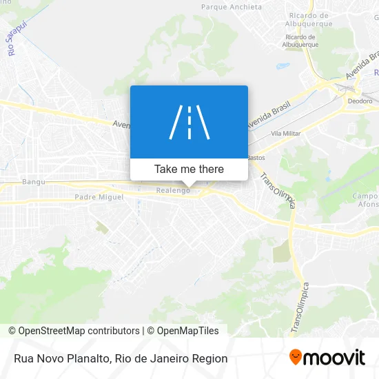 Rua Novo Planalto map