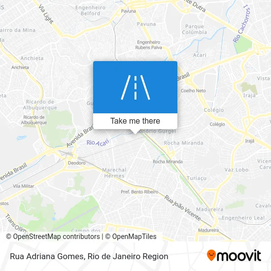 Rua Adriana Gomes map