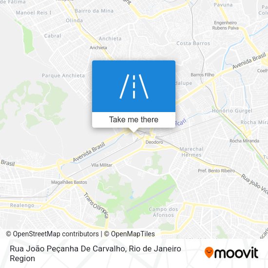 Rua João Peçanha De Carvalho map