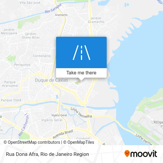 Rua Dona Afra map