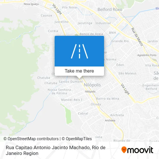Rua Capitao Antonio Jacinto Machado map
