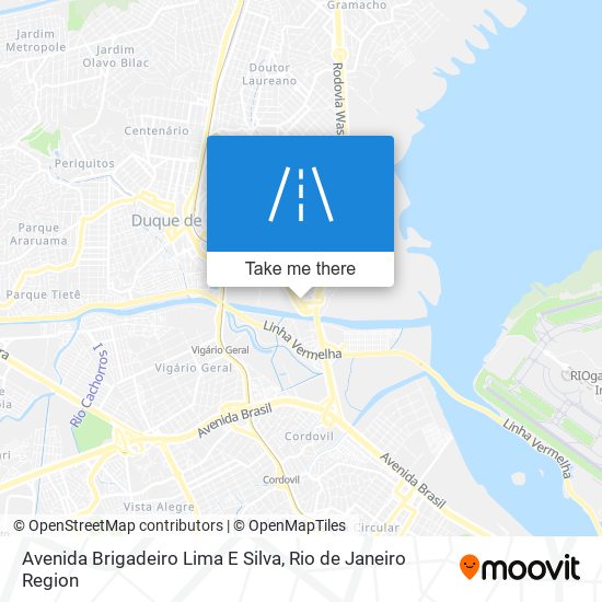 Mapa Avenida Brigadeiro Lima E Silva