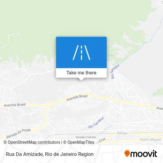 Rua Da Amizade map