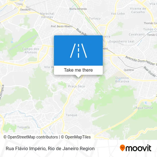 Rua Flávio Império map