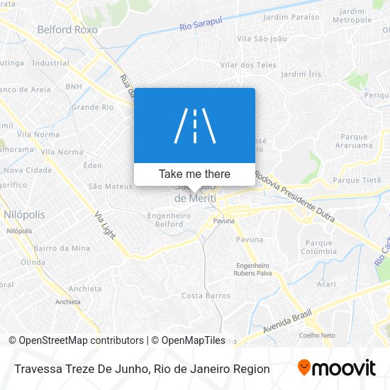 Travessa Treze De Junho map