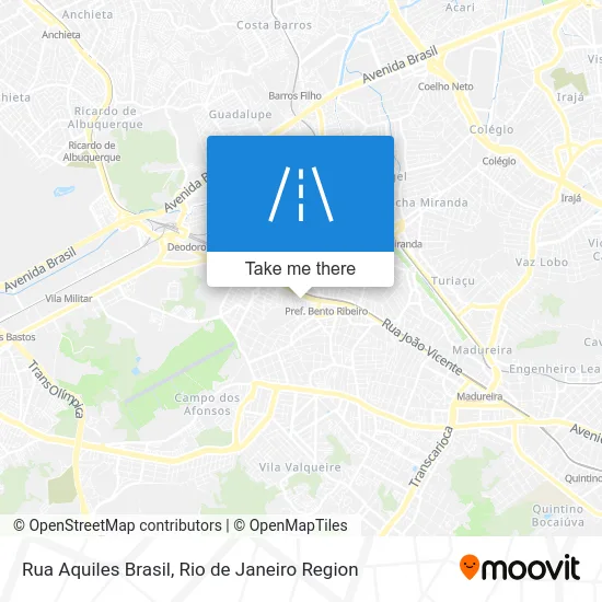 Rua Aquiles Brasil map