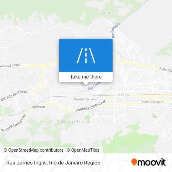 Rua James Inglis map