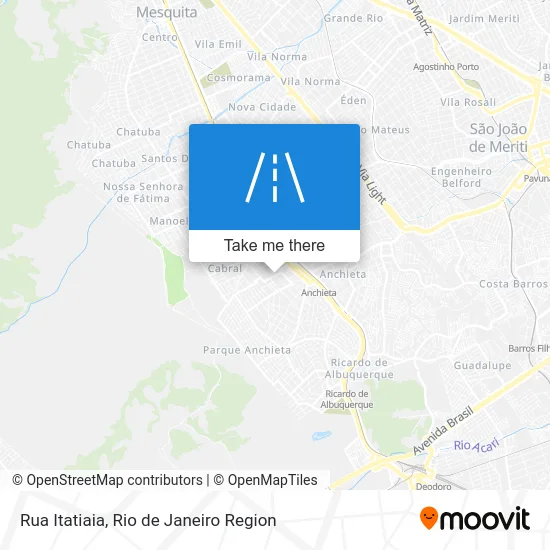 Rua Itatiaia map