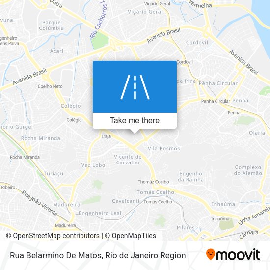 Rua Belarmino De Matos map