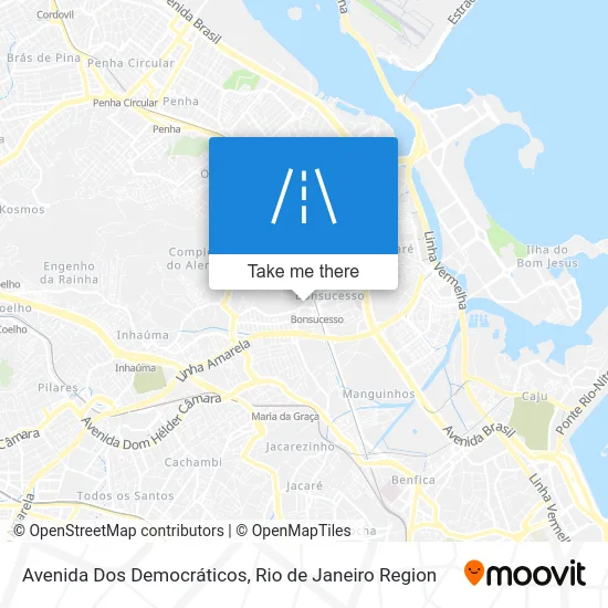 Avenida Dos Democráticos map