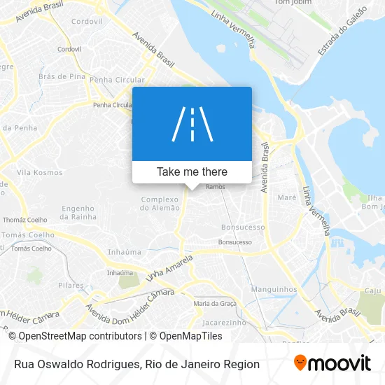 Rua Oswaldo Rodrigues map