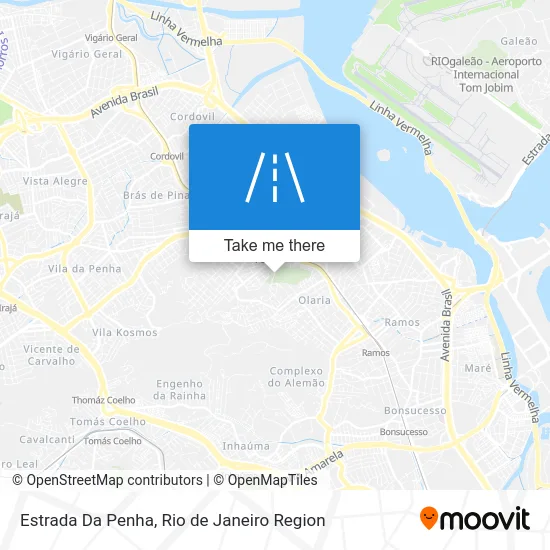 Estrada Da Penha map