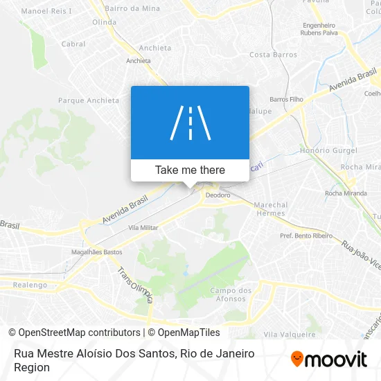 Rua Mestre Aloísio Dos Santos map