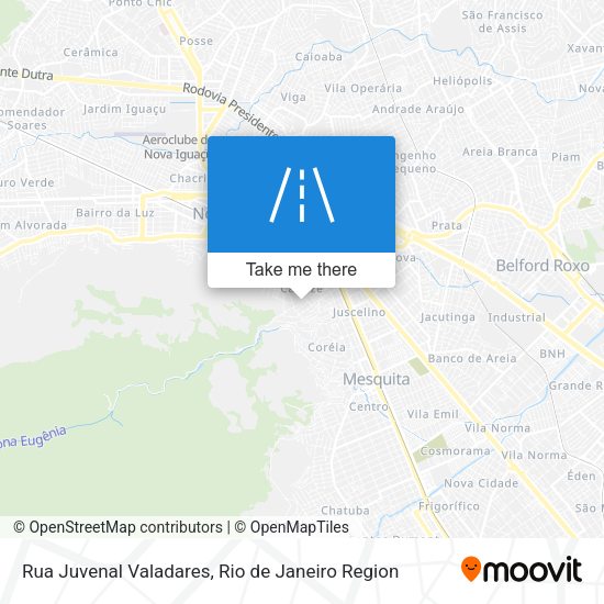 Rua Juvenal Valadares map