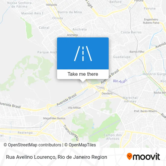 Rua Avelino Lourenço map