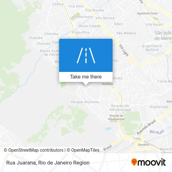 Rua Juarana map
