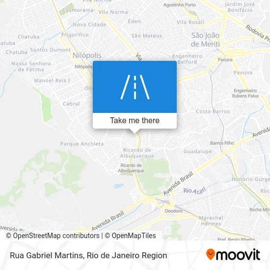 Rua Gabriel Martins map