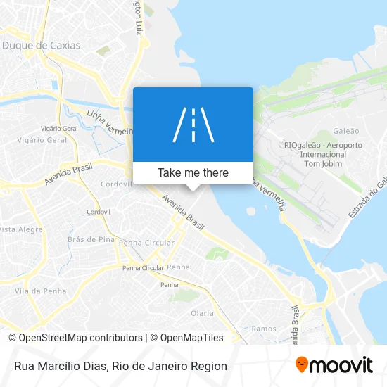 Rua Marcílio Dias map