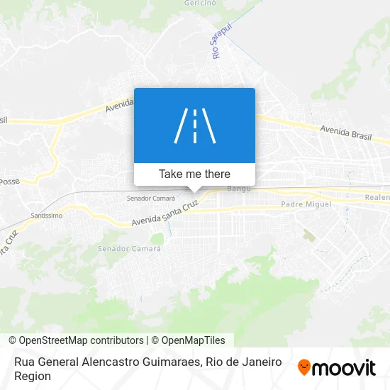 Rua General Alencastro Guimaraes map