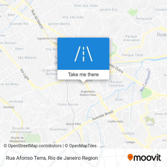 Rua Afonso Terra map