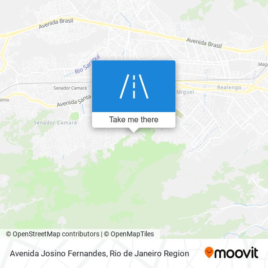 Mapa Avenida Josino Fernandes