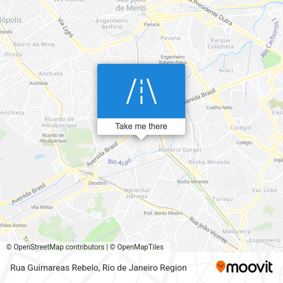 Rua Guimareas Rebelo map