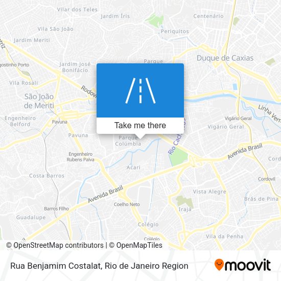 Rua Benjamim Costalat map