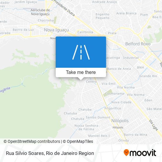 Mapa Rua Silvio Soares