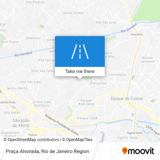 Praça Alvorada map