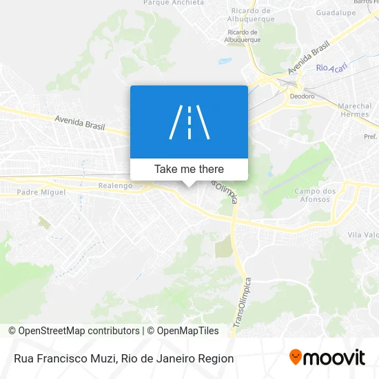 Rua Francisco Muzi map