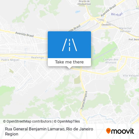 Rua General Benjamin Lamarao map