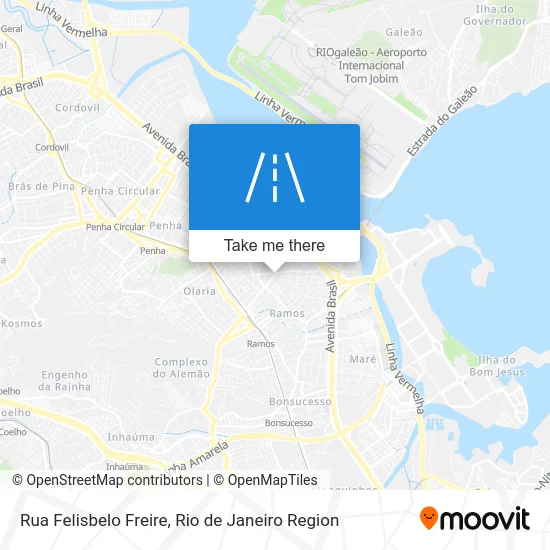 Rua Felisbelo Freire map