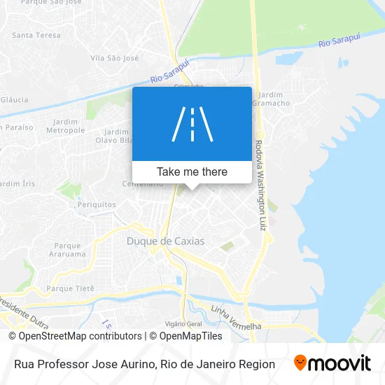 Rua Professor Jose Aurino map