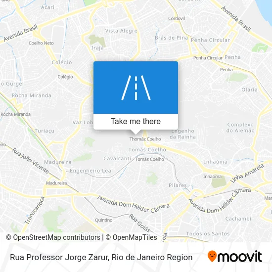 Rua Professor Jorge Zarur map