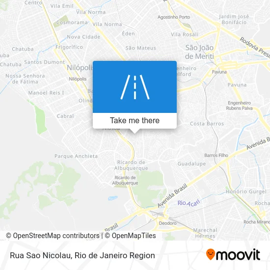Rua Sao Nicolau map